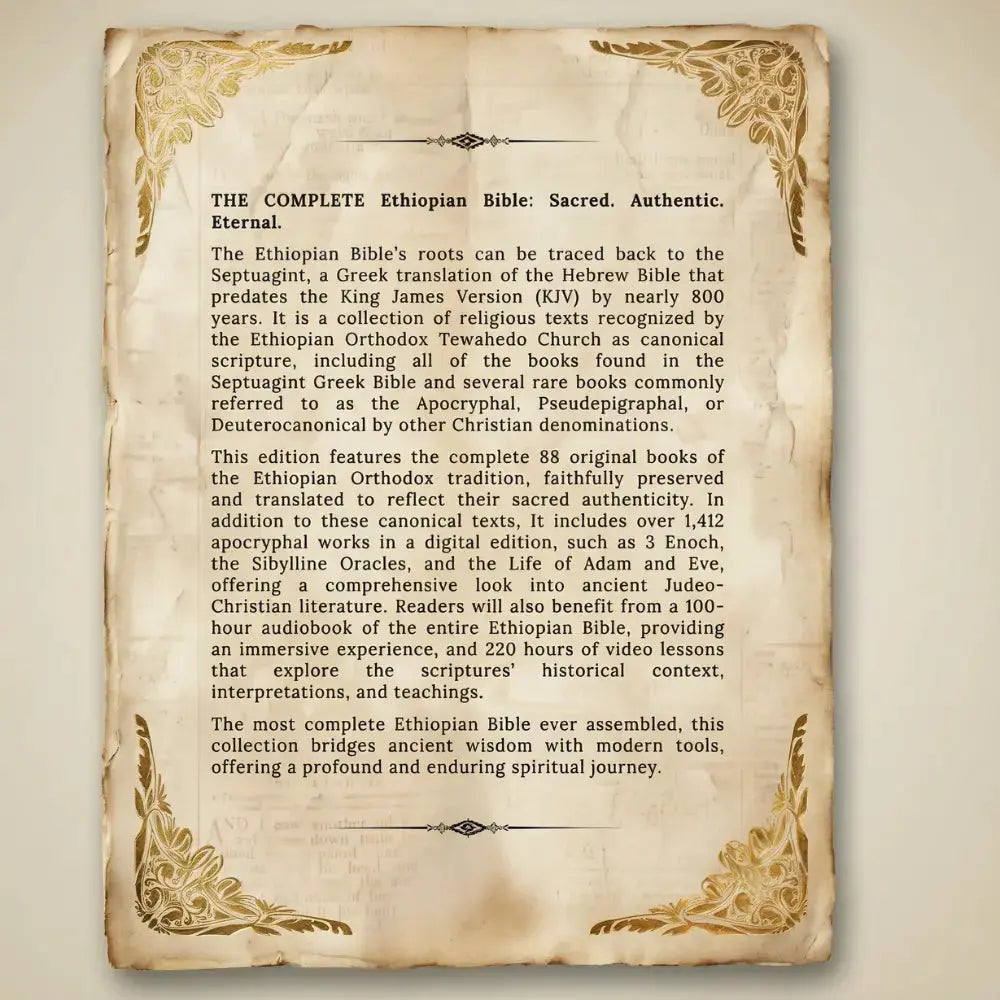 Complete Ethiopian Bible FaithMade