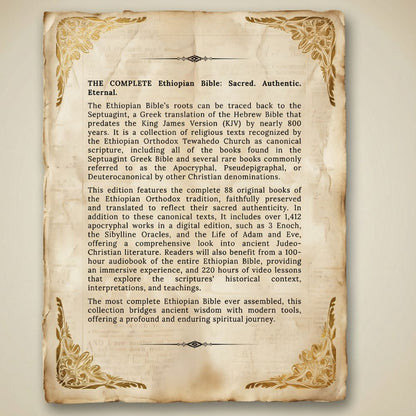 The Most Complete Ethiopian Bible